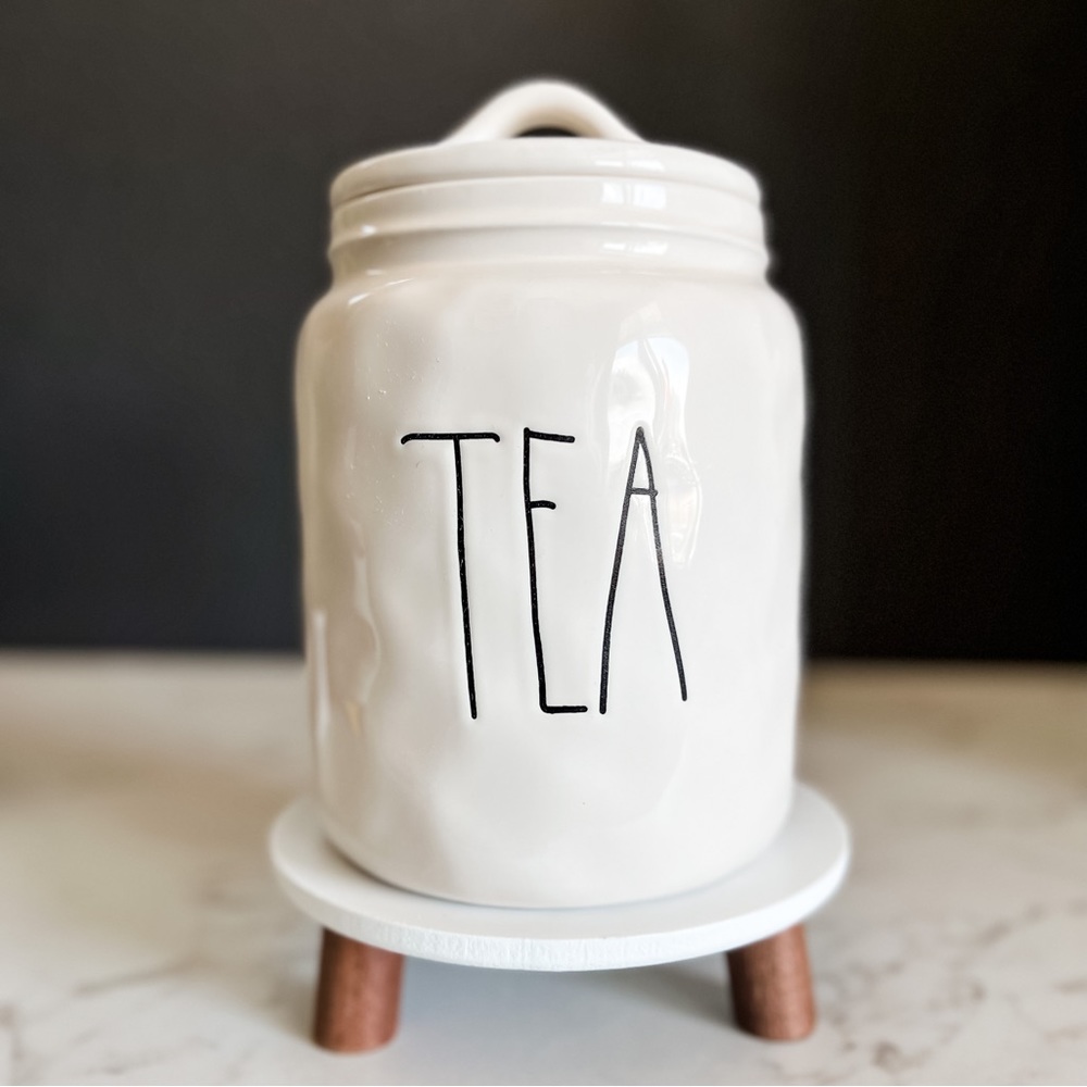 Rae Dunn Artisan Collection by Magenta TEA Canister NWOT - 2017